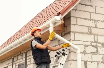 Pose et remplacement de gouttières à Surat